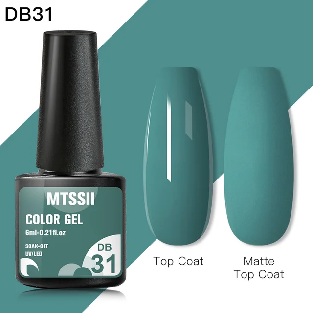 Mtssii Reflective Glitter Gel Nail Polish 6ml Sparkling Auroras Laser Nail Gel Nail Art Varnish Semi Permanent Top Base Gel Q12784 NO Reflective