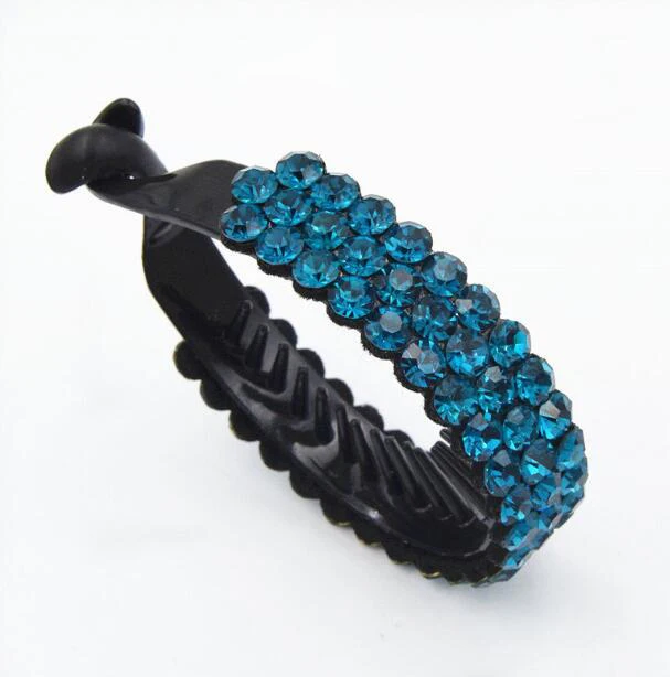 New Meatball Hair Accessories Women Hair Claws Headwear Rhinestone Flower Hairpin Bird Nest Floral Twist Clip Donut Bun Maker