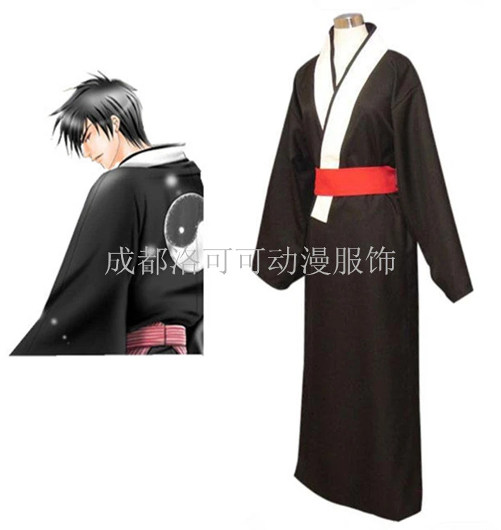 Anime Samurai Deeper Kyo Cosplay High Quality Black Kimono Cos Halloween Party Costume Full Set Kimono Belt Anime Costumes Aliexpress