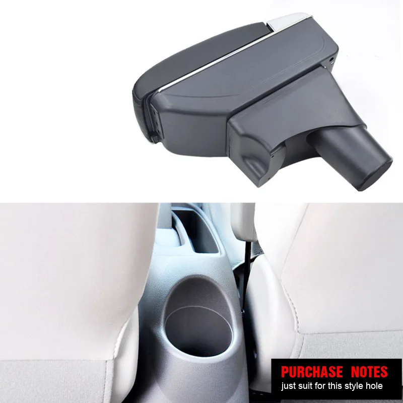 Для Nissan Sunny, Versa подлокотник коробка 12 В зарядка через usb увеличивает двухслойный центральный магазин содержание держатель стакана, пепельница аксессуары