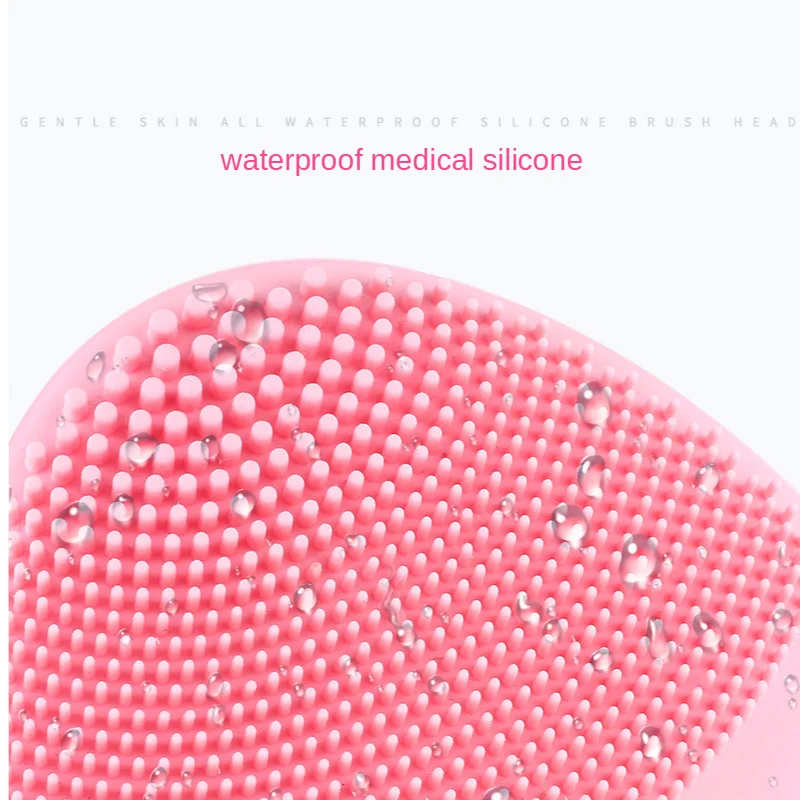 Foreoing Silicone Electric Face Cleansing Brush Sonic Pore Cleaner Cepillo Facial Ultrasonic Face Cleaning Skin Care Machine