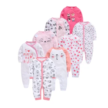

Kavkas Baby Rompers Long Sleeve 2020 Fashion Printing Baby Girl Clothing Sets 0-12M Infantil Jumpsuit Romper For Newborn