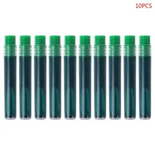 Recharges de remplacement pour stylo marqueur de tableau blanc, stylos effaçables à sec, papeterie fournitures scolaires, 10 pièces