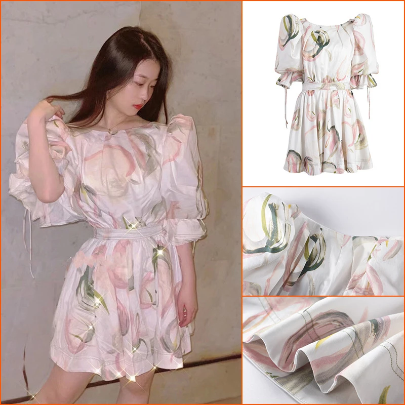 Sexy Socialite One Piece Hollow Out Backless Flower Print One Piece Ball Gown Dress Short Party Queen Robe Vestido Dresses Aliexpress