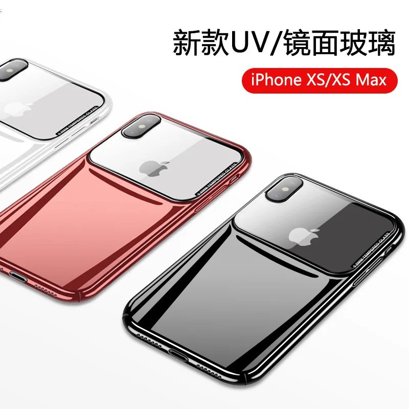 Закаленное стекло чехол для iPhone 7 8 6 6s Plus высококачественная прозрачная Мягкая силиконовая стеклянная крышка для iPhone X XR XS Max чехлы