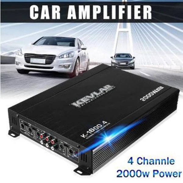 2000W 4 канальный автомобильный усилитель Динамик Авто Аудио Мощность усилитель автомобильный усилитель звука усилитель автомобильный Мощность стерео усилитель