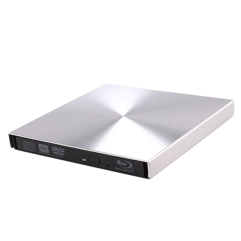 USB 3,0 Bluray плеер DVD/BD-ROM CD/DVD RW горелка Писатель воспроизведение Внешний DVD привод портативный для Windows 10/MAC OS