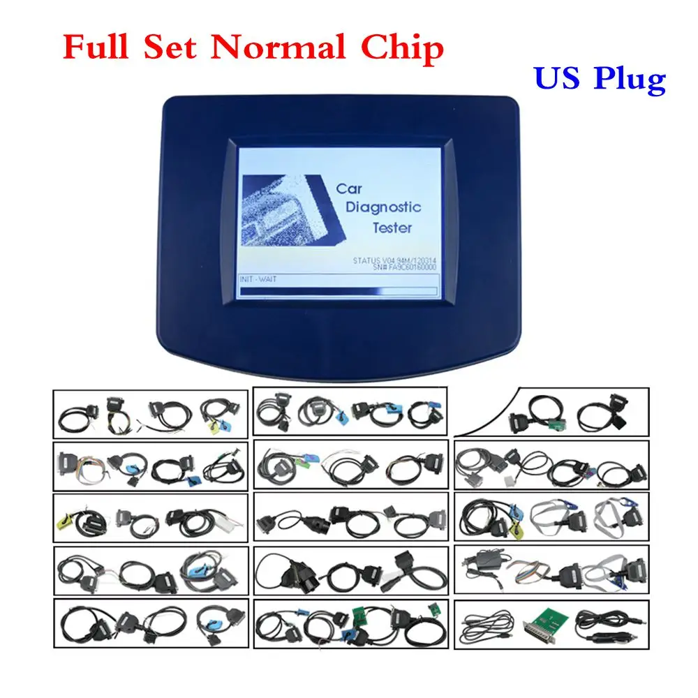 Full Set US Plug Digiprog3 полный набор Digiprog 3 V4.94 программист одометра DigiprogIII MileageCorrect инструмент для многих автомобилей с вилкой EU/US - Цвет: Full Set US Plug