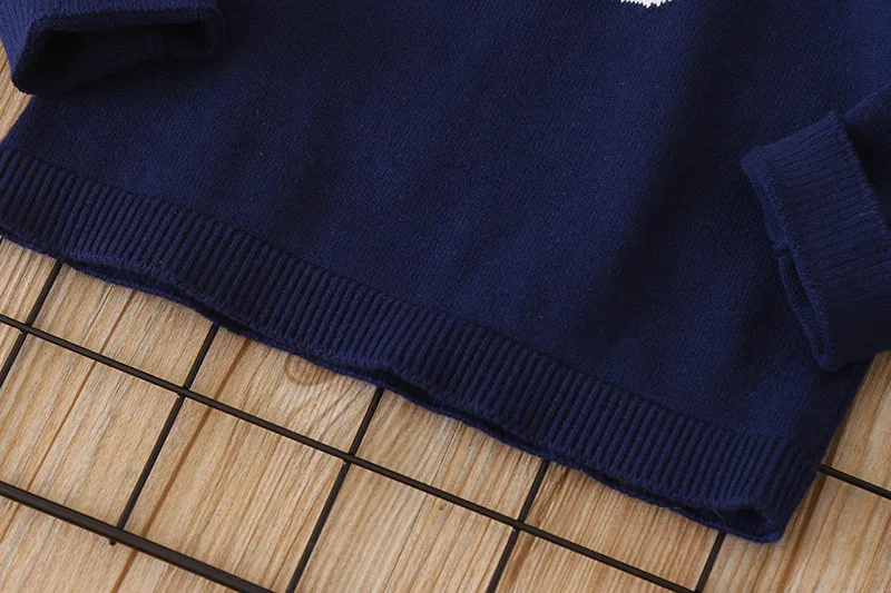 Knitted Kids Boy Sweater Casual Autumn Frog Pattern Boys Sweaters Pullovers Children O Neck Baby Girls Clothes Cardigan