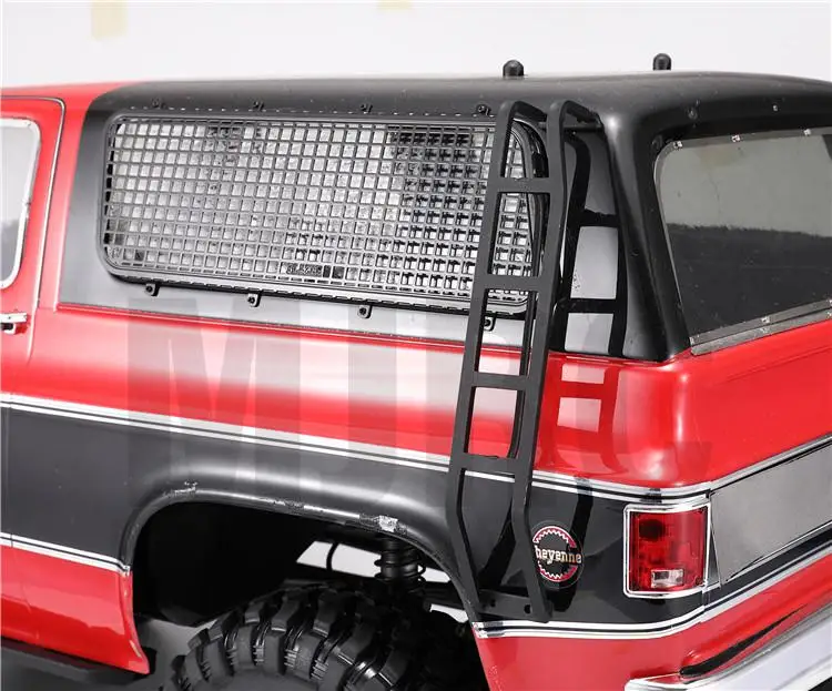 Металлическая задняя лестница для TRAXXAS TRX-4 G500 G63 Defender FORD Chevrolet K5 D90 JEEP SCX10 II AXIAL 1/10 rc игрушечный автомобиль