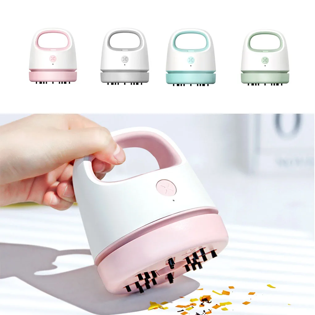 

Handheld Mini Vacuum Dust Catcher Car Home USB Mini Hair Removal Collector Portable Dust Collector Keyboard Cleaning Brush