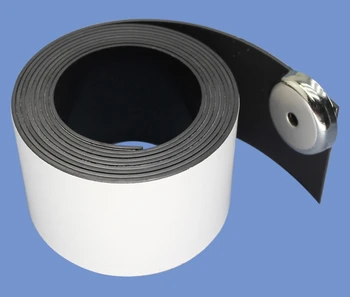 

2Meter self Adhesive Flexible Magnetic Strip white Rubber Magnet Tape width 40mm thickness 1.5mm