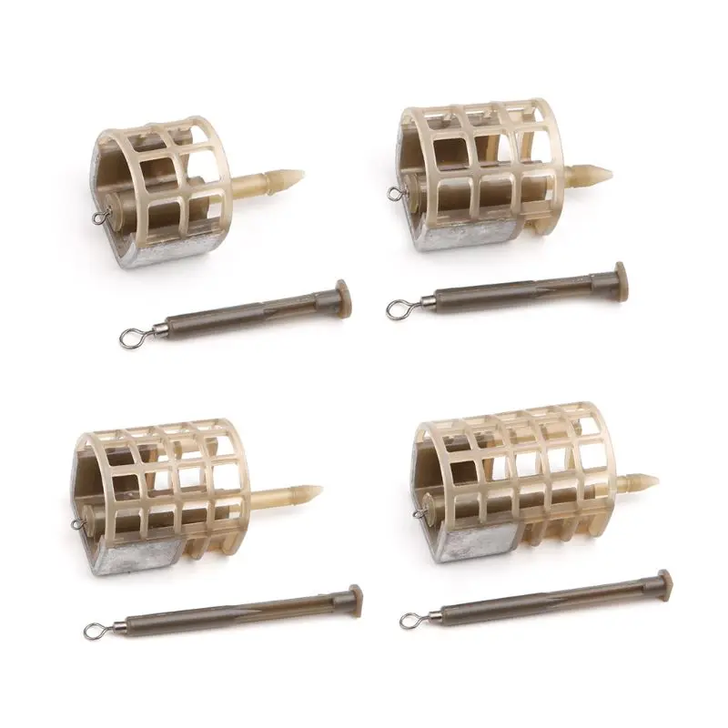 25G 30G de plomo alimentador de aparejos de pesca de herramienta accesorios cebo jaula