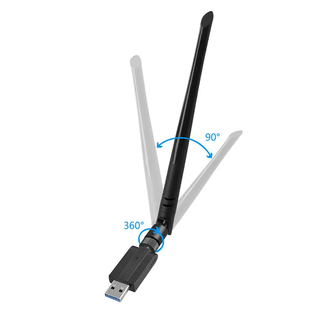 Беспроводной USB WIfi адаптер 1200 Мбит/с USB Wi-Fi 2,0 USB 3,0 двухдиапазонный 5,8G/2,4G сетевая карта Wifi антенна LAN ноутбук Настольный ПК MAC