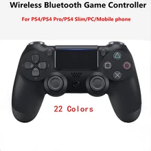 Wireless Bluetooth PS4 Controller Game Joystick 6-Axis Dual Vibration Gamepad For Playstation 4 PS3 PC Laptop Mobile Phone iPad