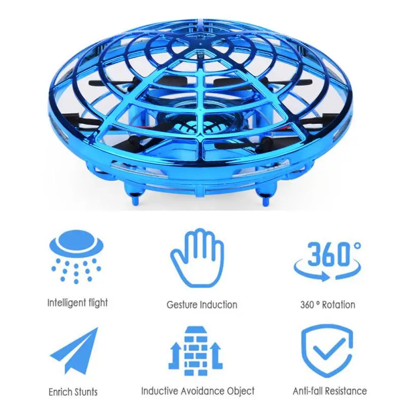 Happy shopping Hand Controlled UFO Drone Flying Ball Interactive Kids