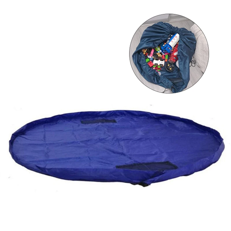 Children Kid Multi Purpose Toy Storage Bag Game Play Floor Activity Mat Picnic Adjustable Lash Handle 1