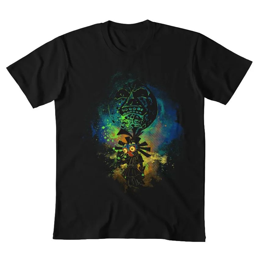 Футболка Majora's Art zelda link hyrule gaming video games triforce majoras mask skull kid