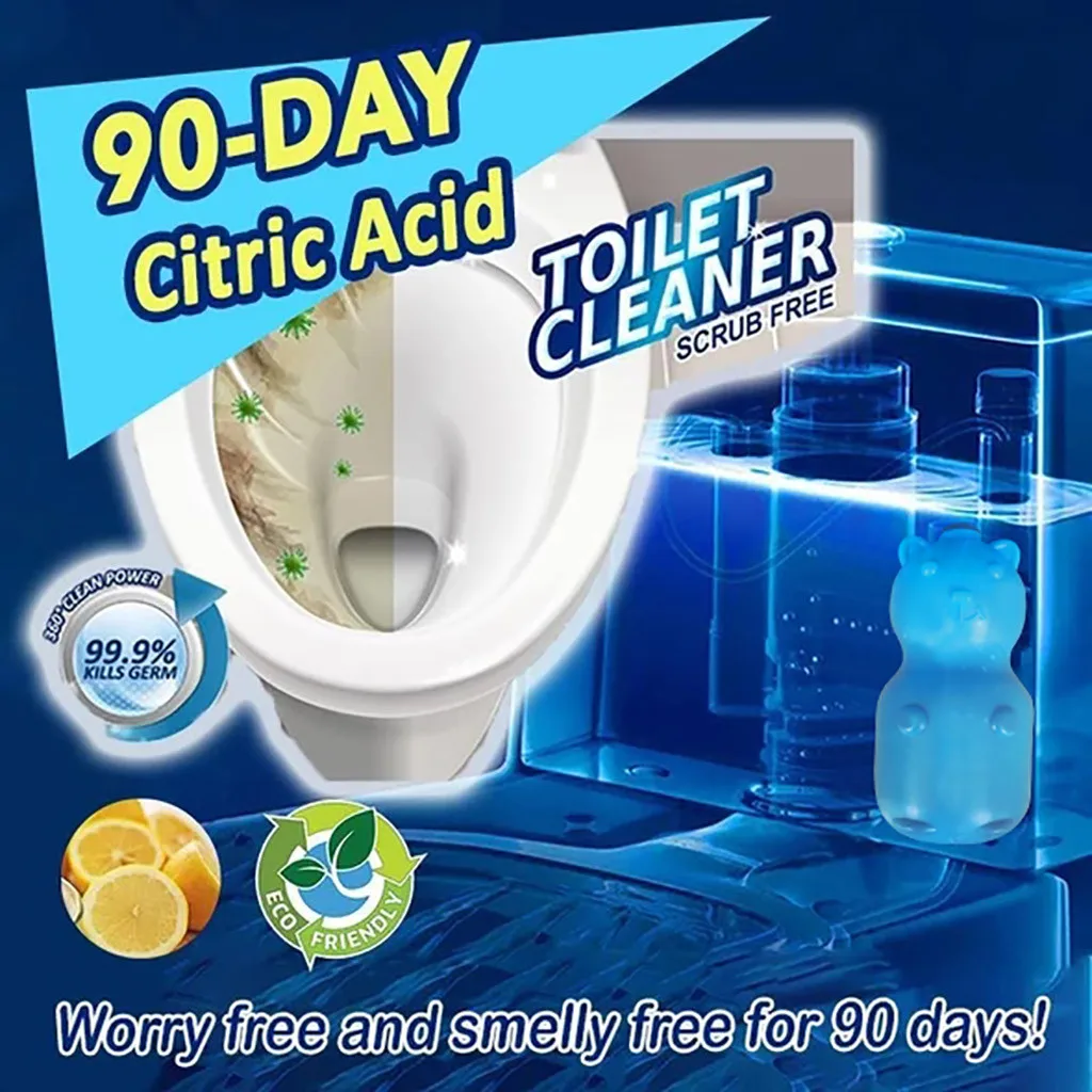 

Automatic Toilet Cleaner Jar And Bathroom Clean Natural Plant Smell 2PC