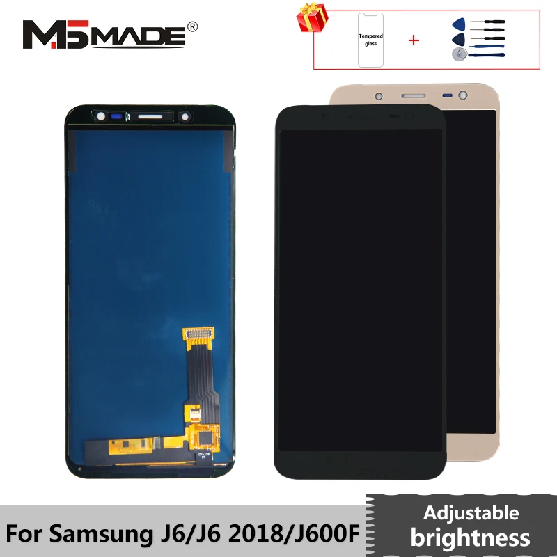 Ceny J600 LCD do Samsunga Galaxy J6 J600F J600Y wyświetlacz LCD z ekranem dotykowym dla Samsung J600G wyświetlacz SM J600F J600FN ds części do montażu