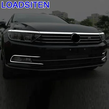 

Decorative Modified Automovil Front Bumper Grille Exterior Protecter Accessory Bright Sequins 17 18 19 FOR Volkswagen Magotan