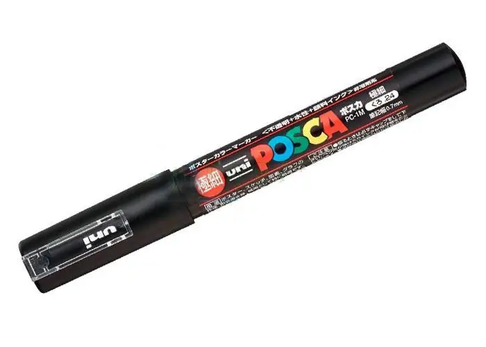 Uni mitsubishi Posca PC 1M фломастер для рисования очень тонкий наконечник 0 7 мм 21 цвет|paint