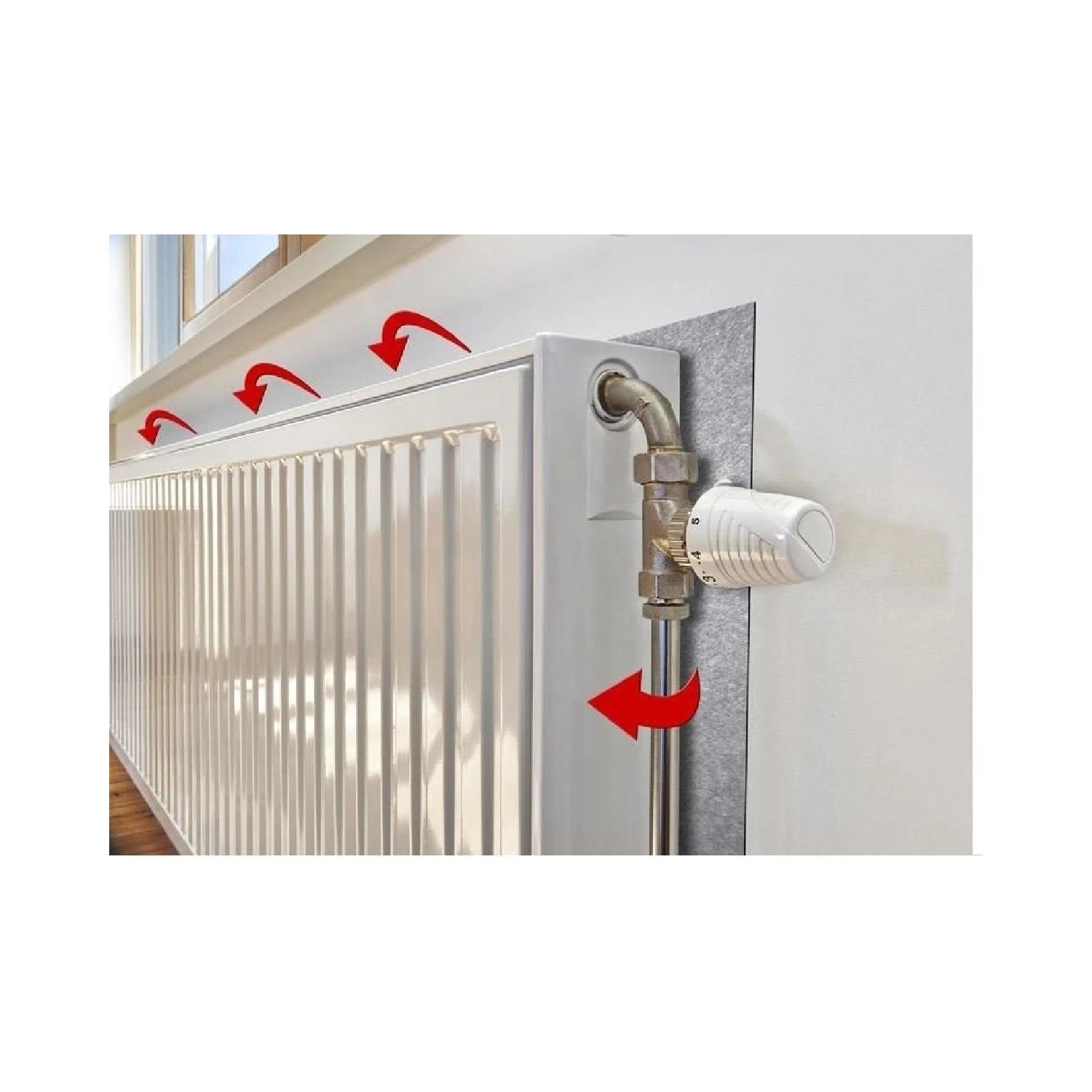 Tablero de trasero calefacción, placa trasera de radiador, Material de aislamiento térmico acústico, hoja de 4 Uds.|Algodón de aislamiento térmico y acústico| - AliExpress