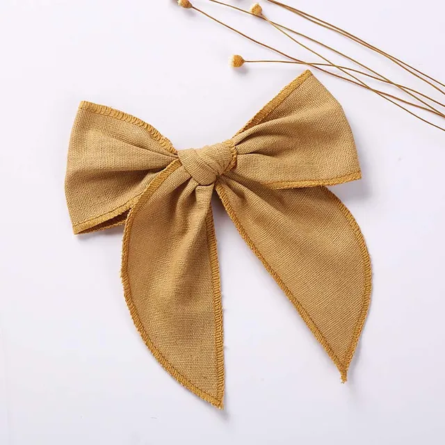 Elegant Chiffon Big Bow Spring Hair Clip Fashion Print Floral Hair Barrette For Women Girls Sweet Hairclip Hair Grip Accessories type 01
