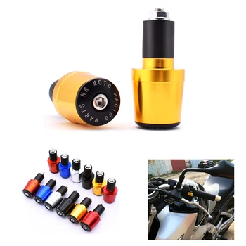 

Motorcycle 7/8" 22mm Aluminum Handlebar Grip End Plug Handle Bar End Cap For Kawasaki ZX6R Z 650 900 800 250 300 NINJA 250 300 R