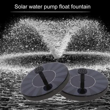 

MINI Solar Powered Water Panel Power Fountain Pump Kit for Pool Garden Pond Watering Round Water Garden Fountain Pump