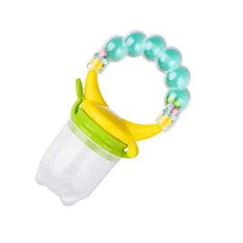 

Cute Silicone Baby The Bell Bit Music Nutrition Fruit Vegetable Bell Bite The Auxiliary Food Bag Chew Chew Happy