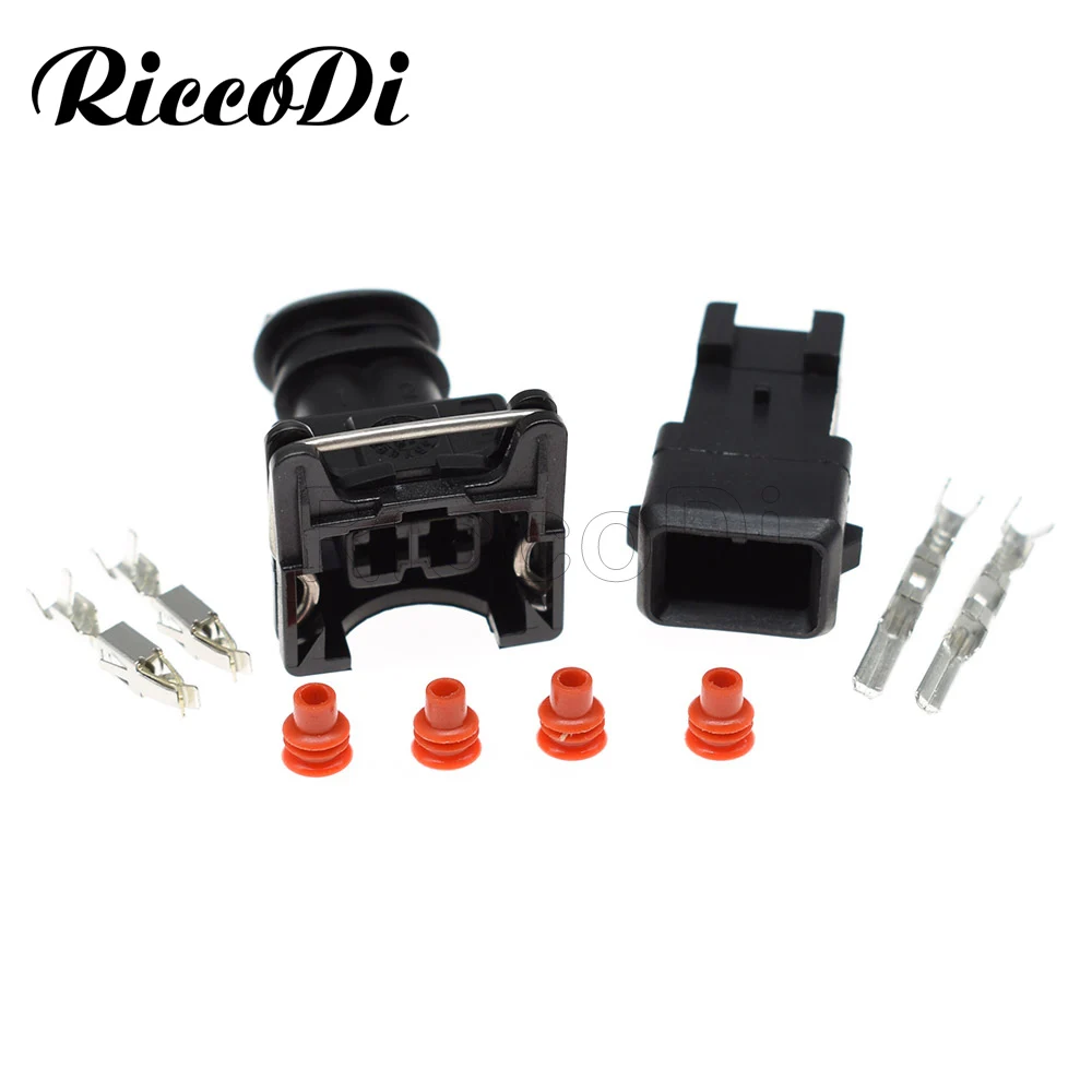 Wire Connector 2Pin TE 3.5mm Series Waterproof 282189-1 For Junior Power Timer Fuel Injector EV1 Ignition Coil 1-20Sets