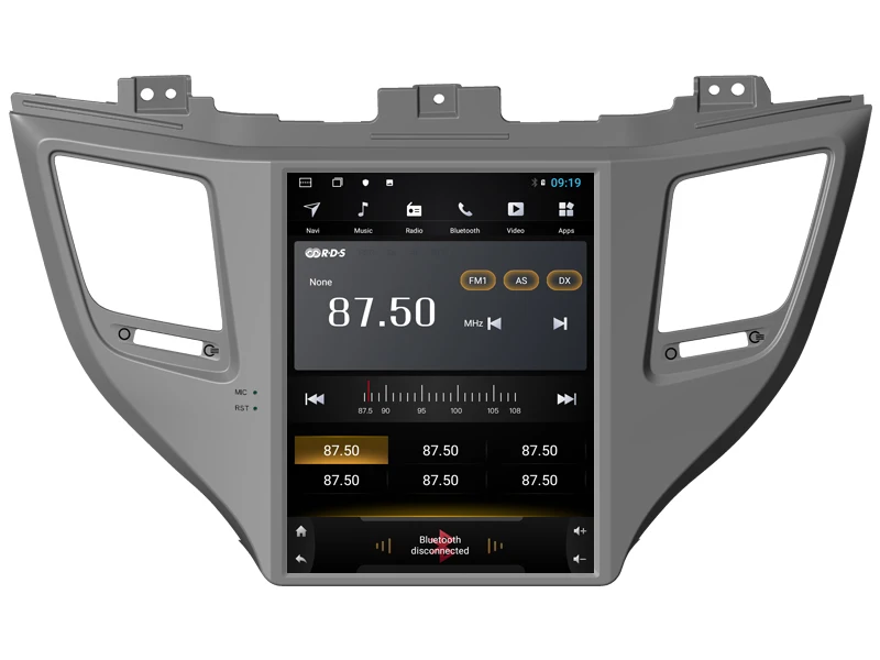 AVGOTOP Android 8,1 Tesla вертикальный экран 2 din в тире Автомобильный DVD gps навигатор для hyundai TUCSON/IX35 4+ 64 Гб встроенная карта