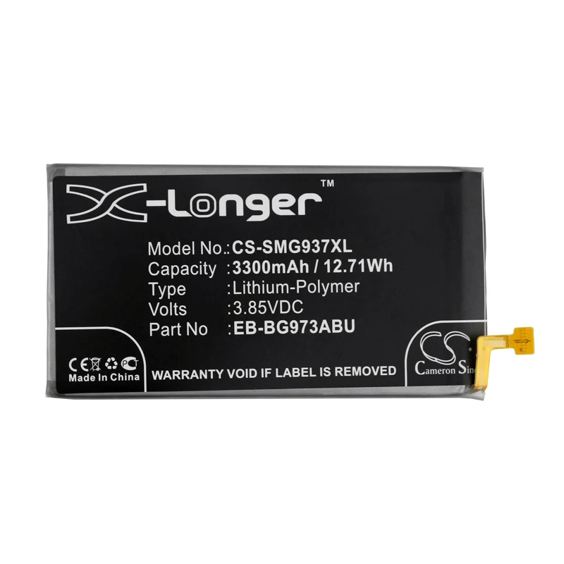 Кэмерон китайско 3300 мАч батарея для SAMSUNG Galaxy S10 SM-G973 SM-G973U SAMSUNG EB-BG973ABU GH82-18826A