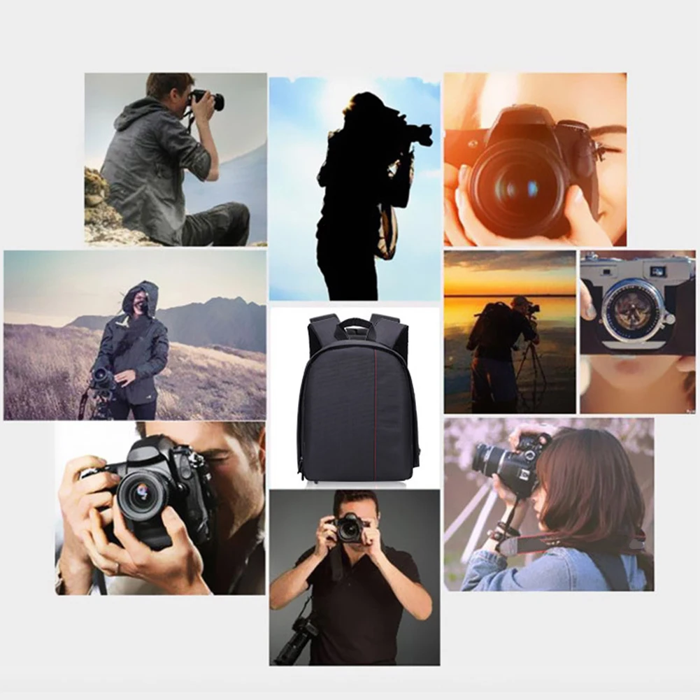 Многофункциональный рюкзак для DSLR большой емкости портативный открытый футляр