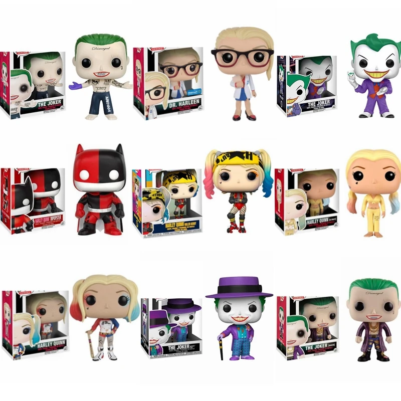Экшн-фигурки Funko отряд самоубийц Харли Квинн Джокер Бэтмен Супер Герои коллекция