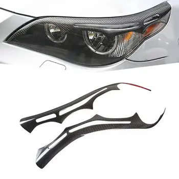 

Car modification Car accessories Real Carbon Fiber Eyebrow Eyelid for BMW E60 E61 M5 525i 530i 535i 2004 2010