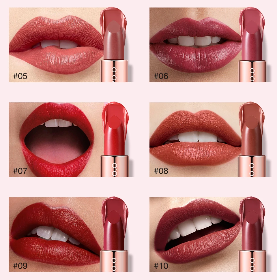O. TWO. O, 12 цветов, Обнаженная матовая губная помада, Сексуальная Красная Batom, Мерцающая губная помада, водонепроницаемый долговременный увлажнитель, мягкая одежда, бальзам для губ, макияж