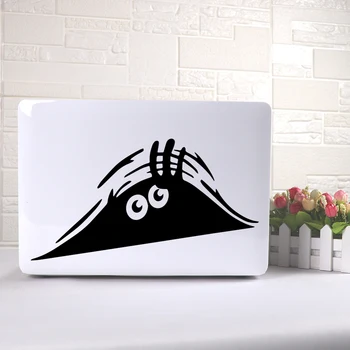 

Free Shipping Big Eye Computer Skins Hp 11 12 13 14 15 Inch Skin Black Notebook Decal Laptop Sticker Vinyl Pc Stickers Tablet