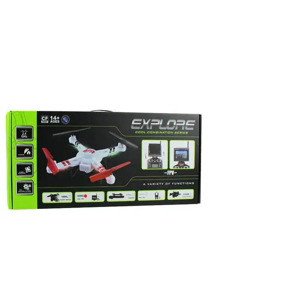 FPV Дрон WLtoys V686G белый 5,8G FPV Безголовый режим RC Квадрокоптер 2MP HD камера - Цвет: option 1