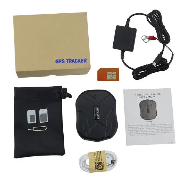 TK905 Waterproof TKSTAR Mini Hidden GPS Tracker GPS Locator for Truck Car Vehicle with Powerful Magnet Free Web APP Tracking mini gps tracker GPS Trackers