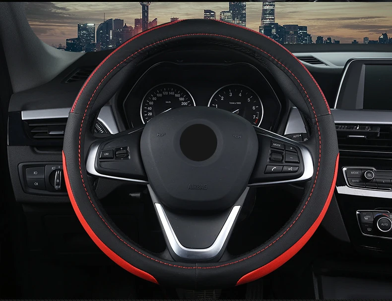 Универсальные аксессуары для интерьера чехол на руль подходит для Citroen C1 C3 C4 кактус C4 C3 Aircross C4 Picasso Berlingo Jumpy и т. Д