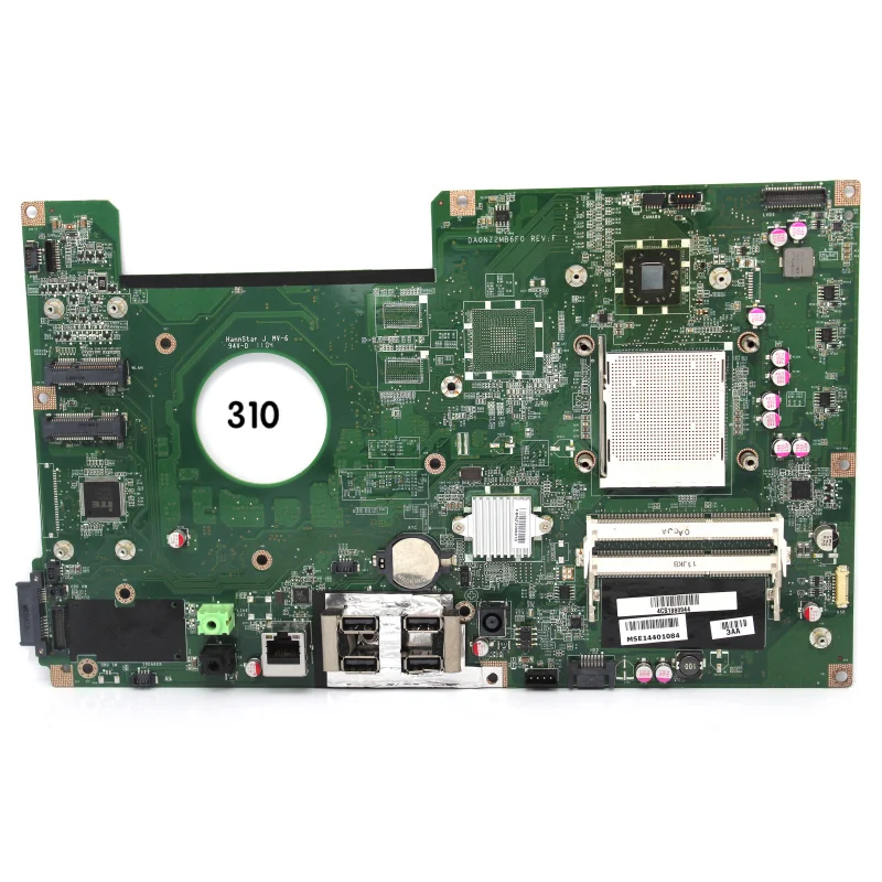 

Подходит для материнской платы HP TouchSmart 310 618639-001 618640-002 DA0NZ2MB6F0, материнская плата на 100% протестирована, полностью работает