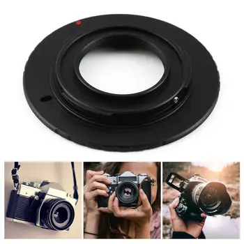 

Black Anodized Aluminum Metal Adapter Camera Convert Ring for Olympus PM1 C Mount Lens to Micro 4/3 M4/3 for Panasonic GX1 GF5