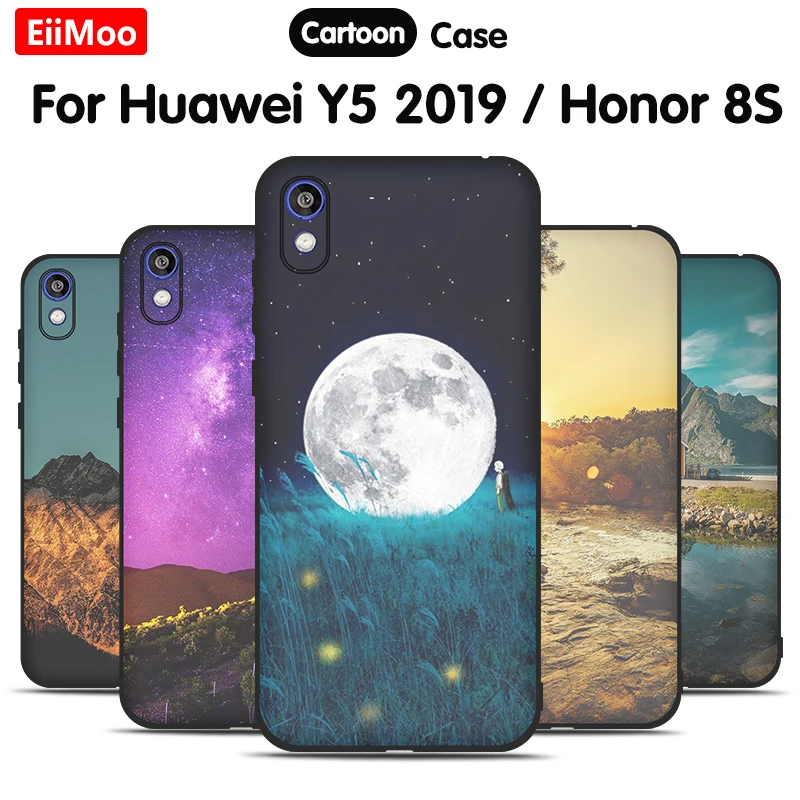 Силиконовый чехол EiiMoo для Huawei Y5 2019 5 71 дюйма Ультратонкий Мягкий телефона модель