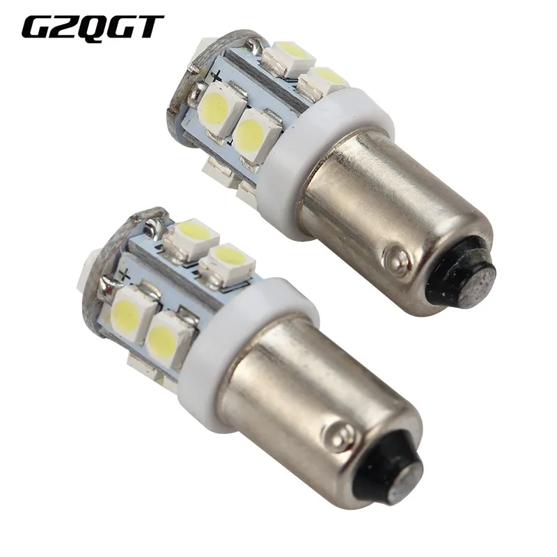 10pcs BA9S 10SMD 3528 1210 Wedge LED License Plate Lights T4W 10LED 10 Smd 194 168 DC12v Clearance Lamps Interior Bulbs | Автомобили и