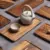 Musowood Acacia Прямоугольник Деревянный Чайный Поднос Сервировочный Стол Тарелка Закуски Еда Хранения Блюдо для Отеля Дома Сервировочный Поднос