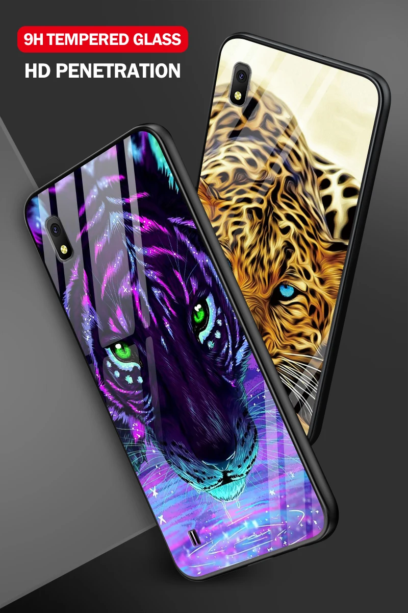 Для samsung Galaxy J4Plus M10 M20 M30 Note9 закаленное Стекло чехол A10 A20 A30 A40 A50 A6S A70 A8S A80 A90 противоударный чехол-держатель