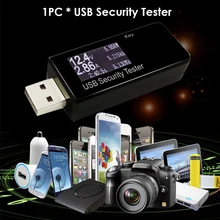 Напряжение емкость USB безопасности тестер Электрический многофункциональный, с ЖК-дисплеем мини Амперметр счетчик энергии блок питания монитор дома