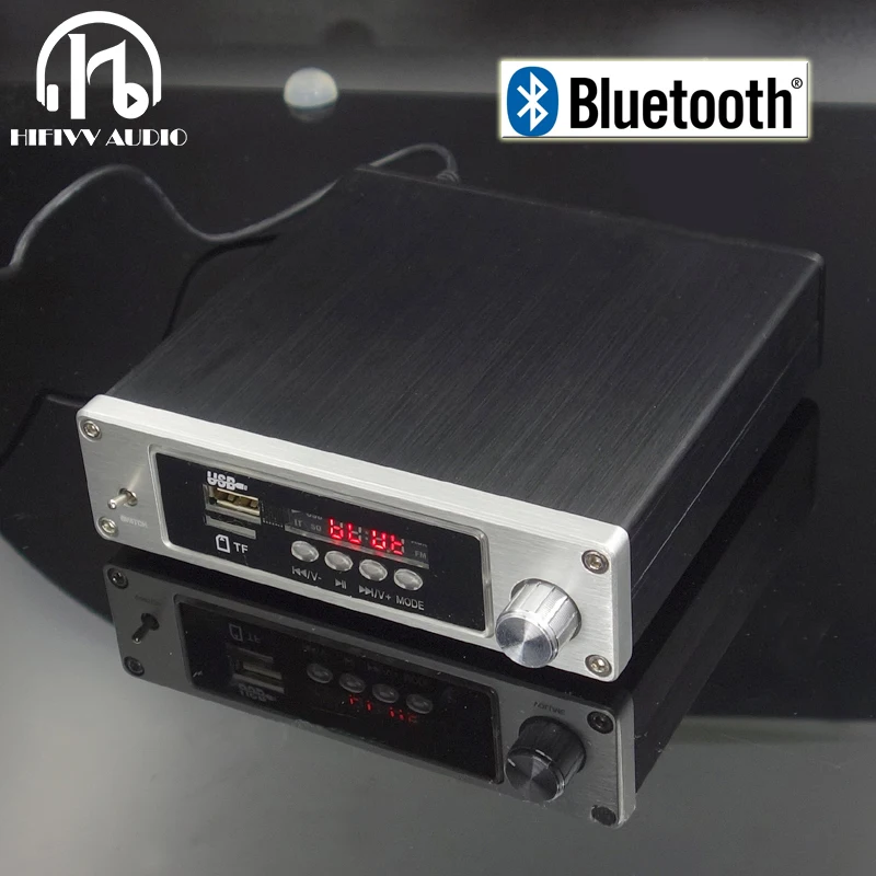 100 Вт* 2 MP3 Bluetooth плеер TPA3116D2* 2 усилитель HiFi DAC hifi аудио плеер SD TF карта USB вход